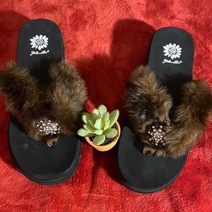 Furry Sandals